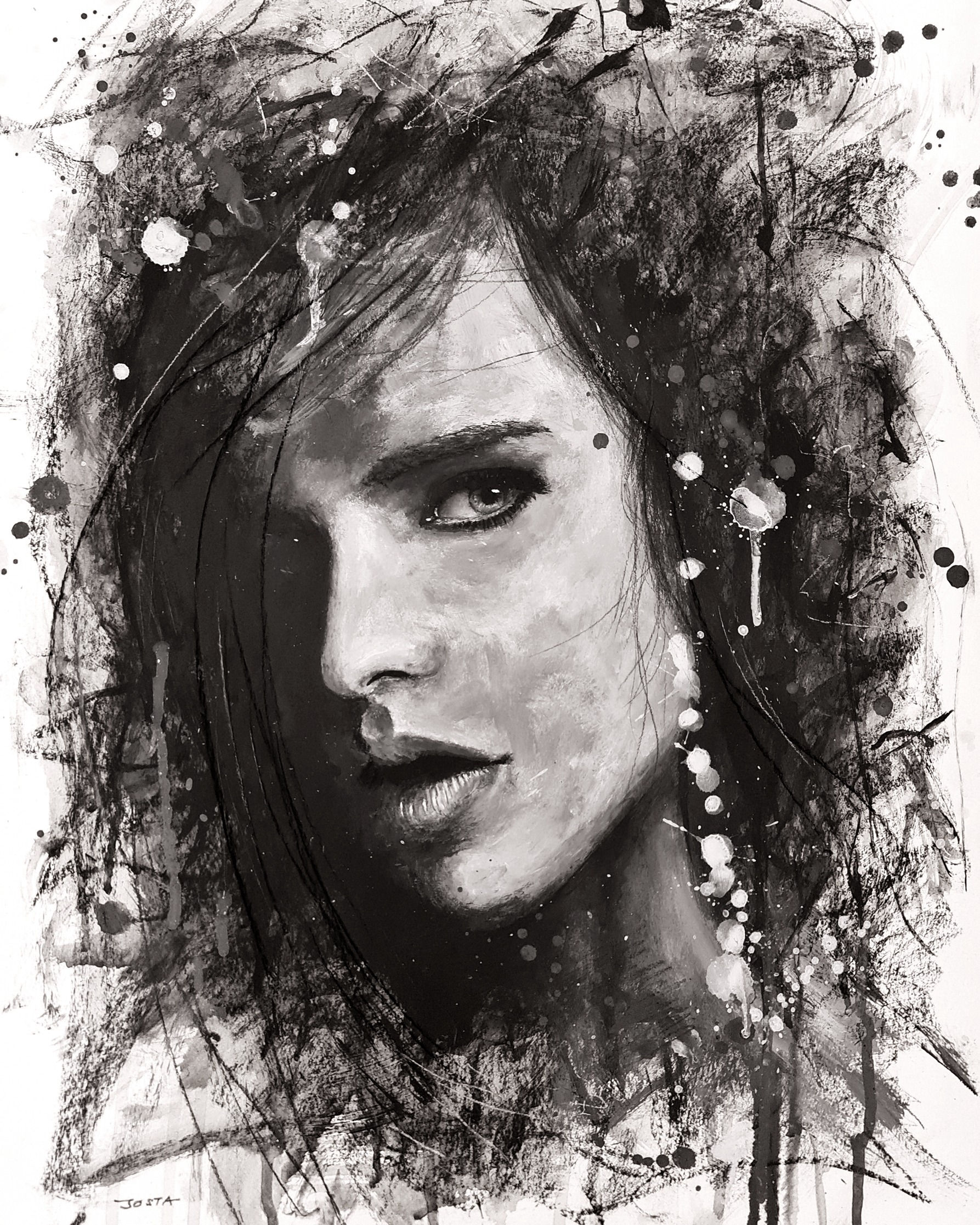 "Suspicious Minds", 120 x 100 cm