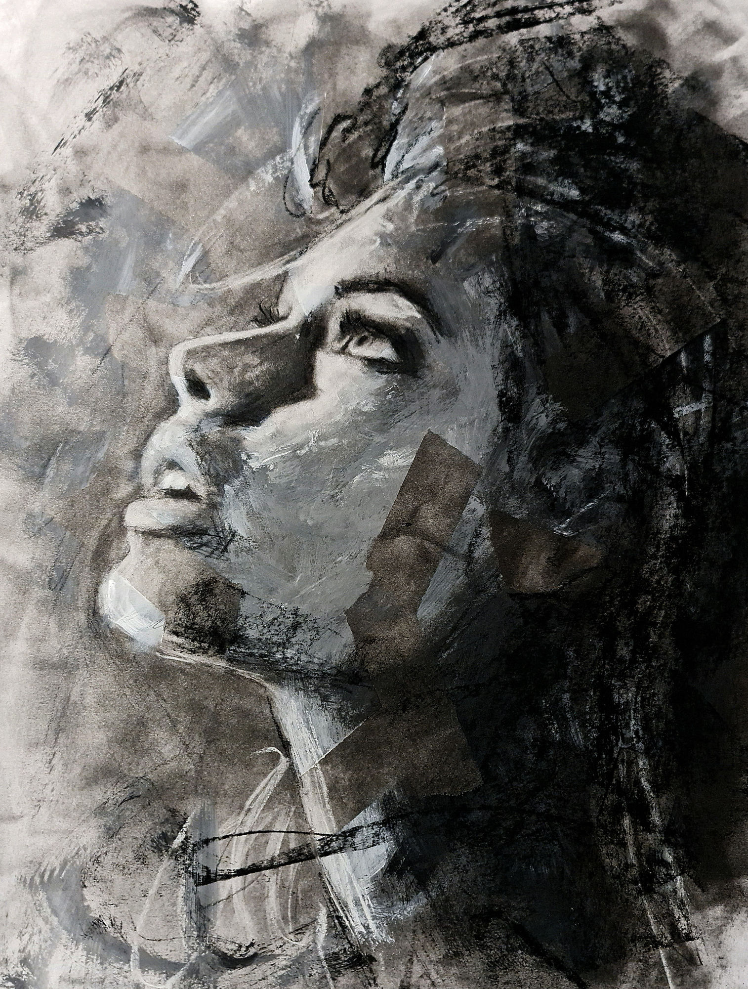 "Suspicious Minds", 120 x 100 cm