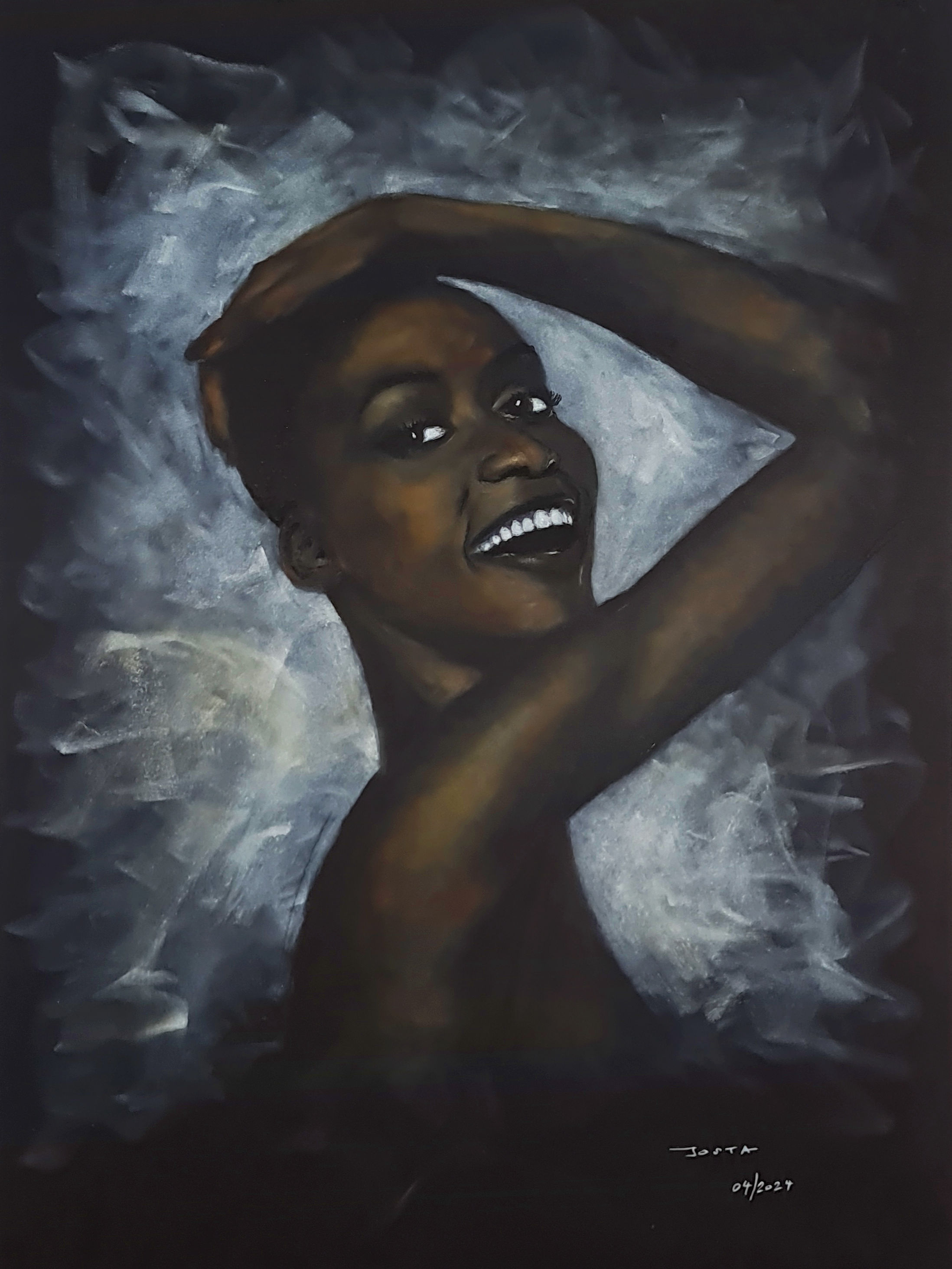 "Suspicious Minds", 120 x 100 cm
